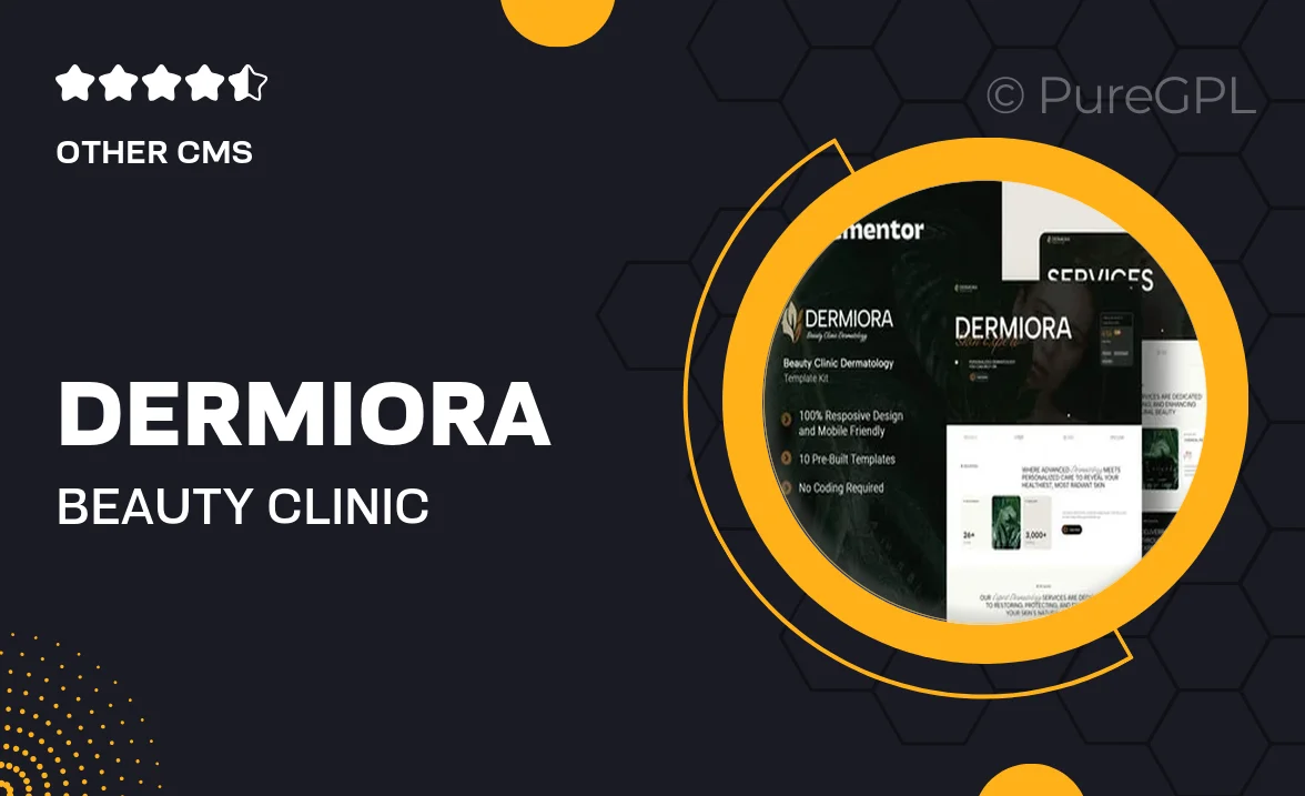 Dermiora – Beauty Clinic Dermatology Elementor Template Kit