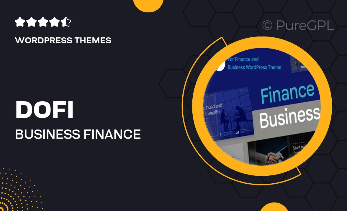 DoFi – Business, Finance WordPress Theme