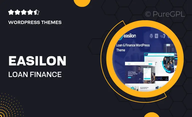 easilon loan finance wordpress theme