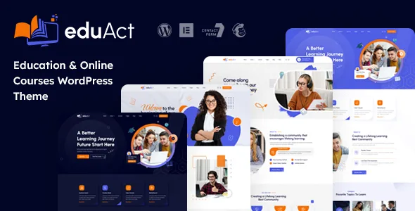 eduact education courses wordpress theme 1