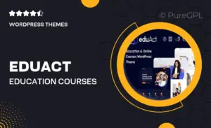 EduAct – Education & Courses WordPress Theme