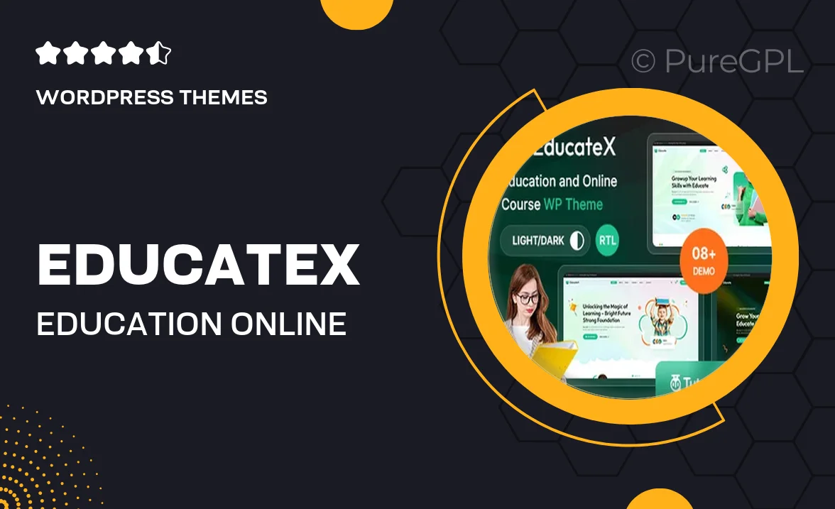 EducateX – Education & Online Course WordPress Theme + RTL
