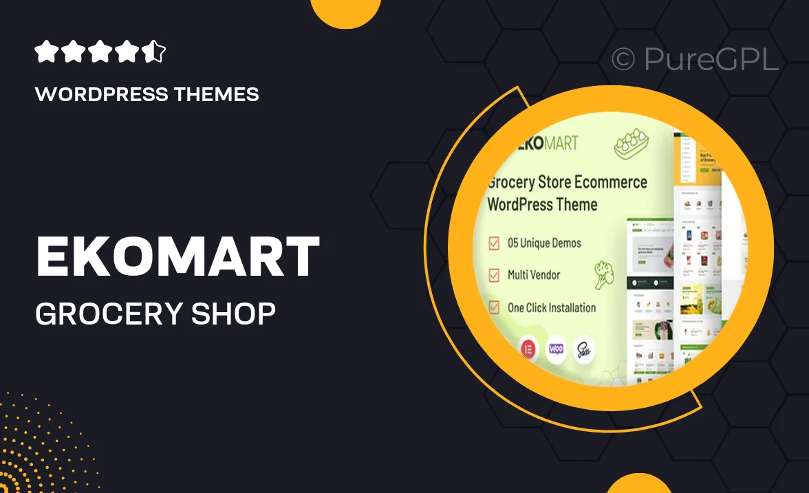 Ekomart – Grocery Shop WooCommerce WordPress Theme