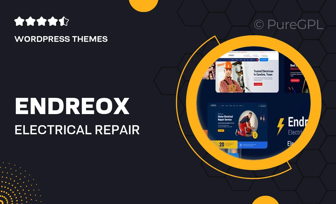 Endreox – Electrical Repair Service WordPress Theme