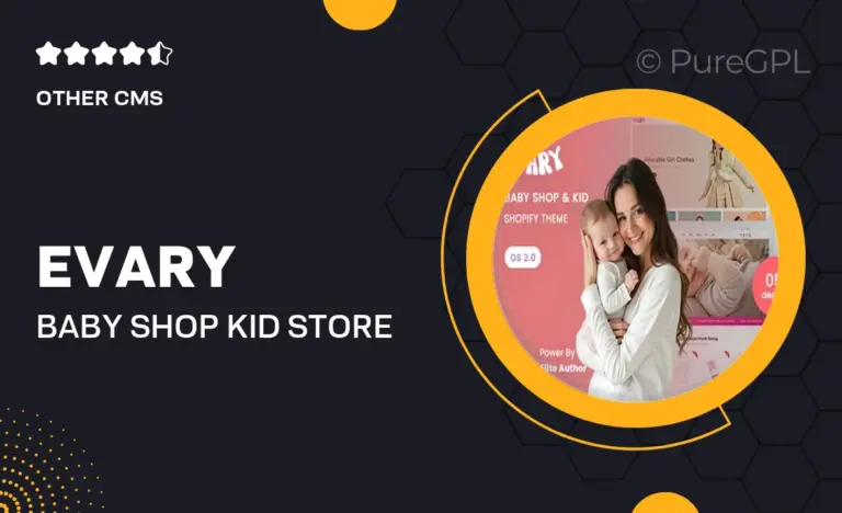 evary baby shop kid store shopify 2 0 theme