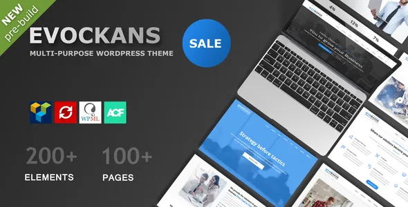 evockans responsive multi purpose wordpress theme 1