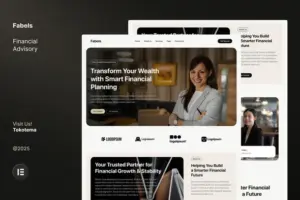 Fabels – Financial Advisory Website Elementor Template Kits