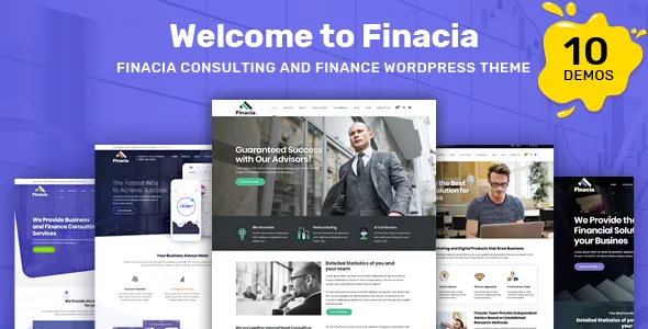finacia finance business wordpress theme 1
