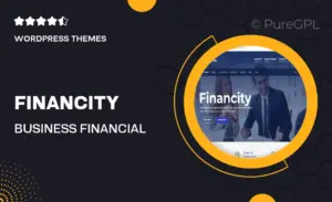 Financity – Business / Financial / Finance WordPress