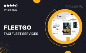 FleetGo – Taxi Fleet Services Elementor Pro Template Kit