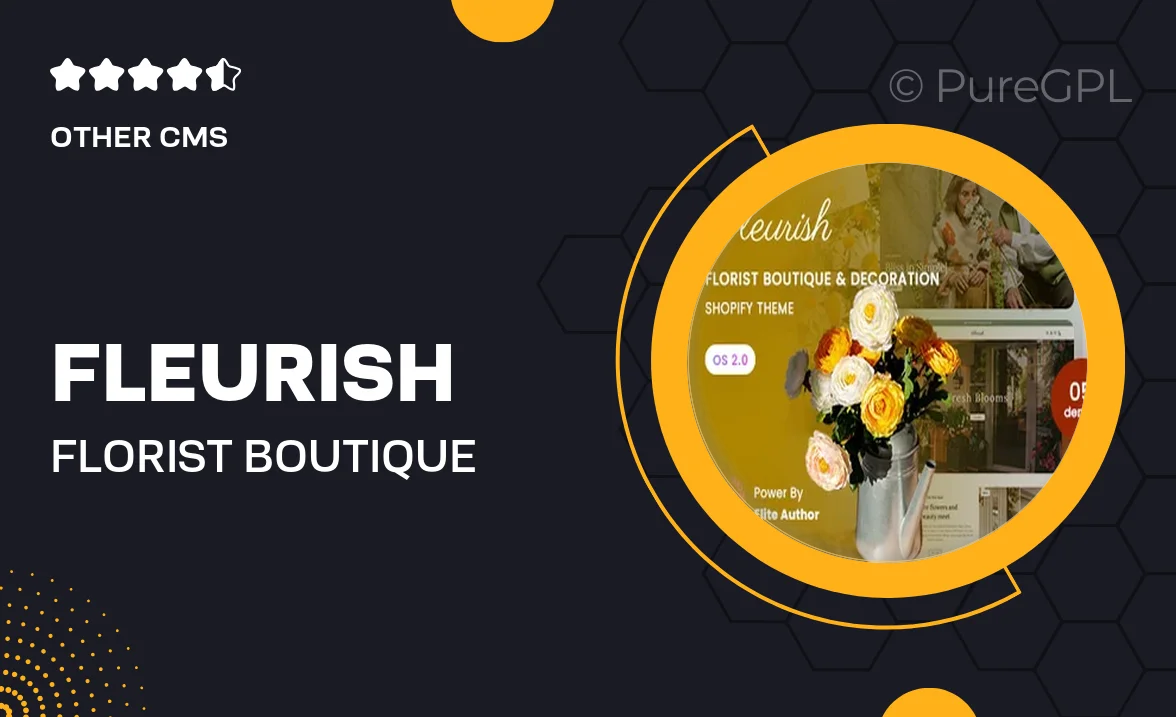 Fleurish – Florist Boutique & Decoration Shopify 2.0 Theme