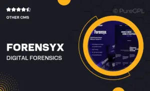 Forensyx – Digital Forensics Service Elementor Template Kit