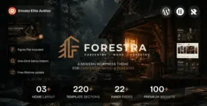 Forestra – Carpenter, Wood & Forestry WordPress Theme