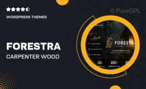 Forestra – Carpenter, Wood & Forestry WordPress Theme