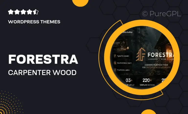 forestra carpenter wood forestry wordpress theme