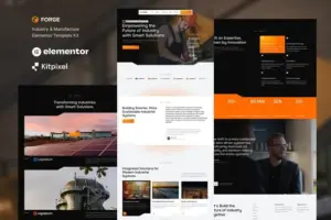 Forge – Industry & Manufacturing Elementor Template Kit
