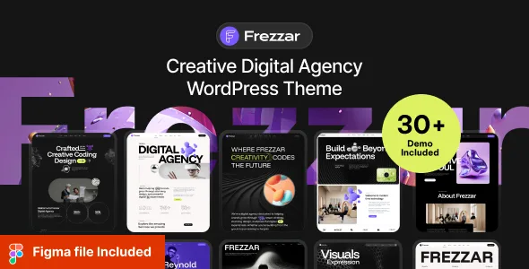 frezzar creative digital agency wordpress theme 1