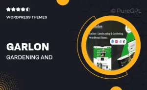 Garlon – Gardening and Landscaping WordPress Theme
