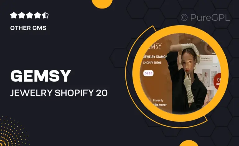 gemsy jewelry shopify 2 0 theme