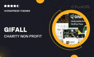 Gifall – Charity Non Profit WordPress Theme