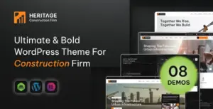 Heritage – Construction & Building WordPress Theme