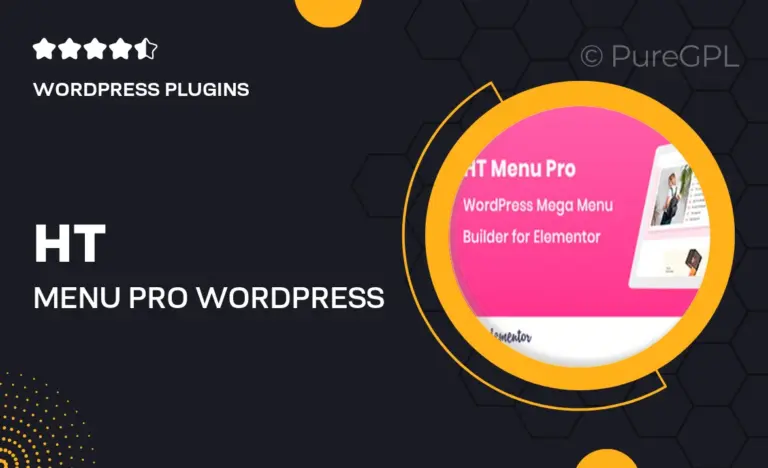 ht menu pro wordpress mega menu builder for elementor