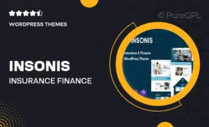 Insonis – Insurance & Finance WordPress Theme