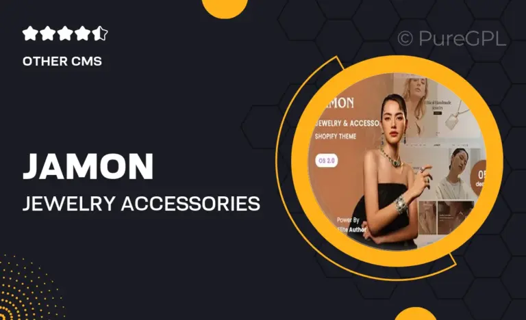 jamon jewelry accessories responsive shopify 2 0 theme
