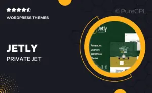 Jetly – Private Jet Charters WordPress Theme