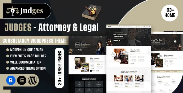 judges attorney legal consultancy wordpress theme 1
