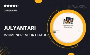 Julyantari – Womenpreneur Coach & Community Elementor Template Kit