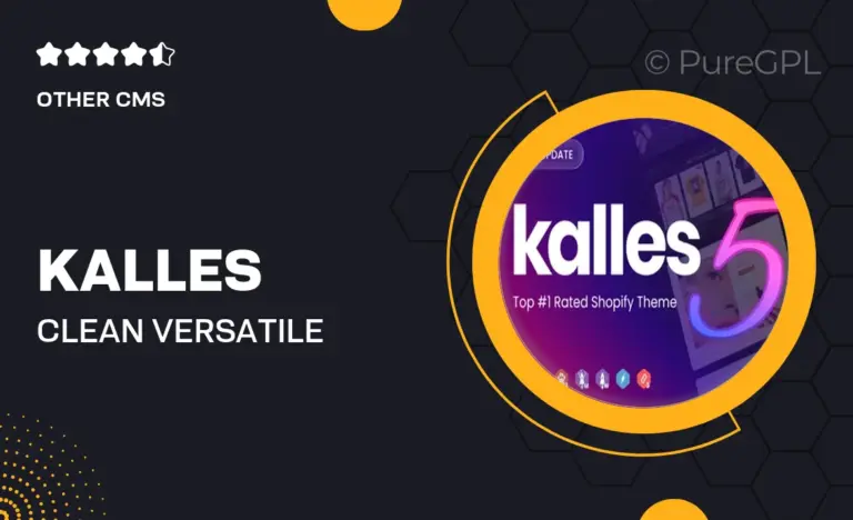 kalles clean versatile responsive shopify theme rtl support