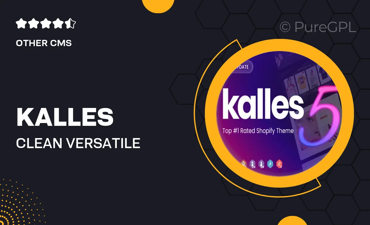 Kalles – Clean, Versatile, Responsive Shopify Theme – RTL support