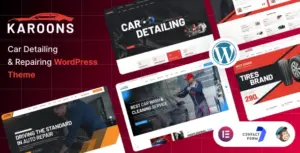 Karoons – Car Detailing & Repair WordPress Theme