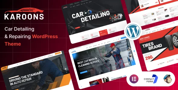 karoons car detailing repair wordpress theme 1