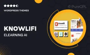 Knowlifi – E-Learning & AI Knowledgebase Theme