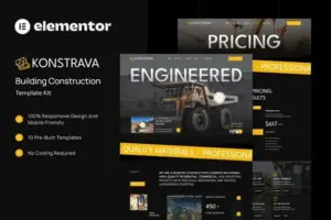 Konstrava – Building Construction Elementor Template Kit