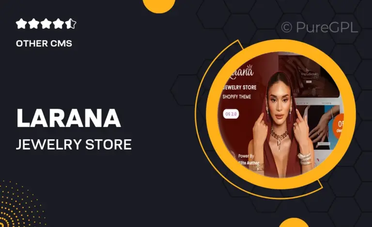 larana jewelry store shopify 2 0 theme