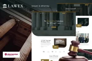 Lawex – Lawyer & Attorney Elementor Template Kit