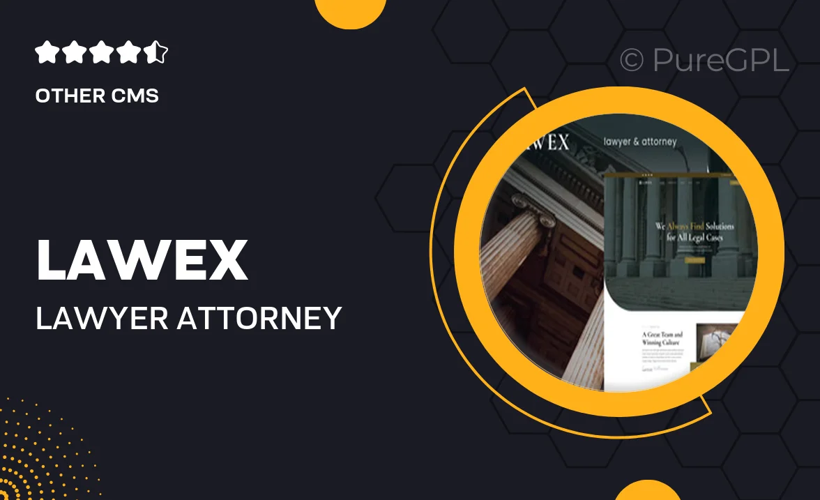 Lawex – Lawyer & Attorney Elementor Template Kit
