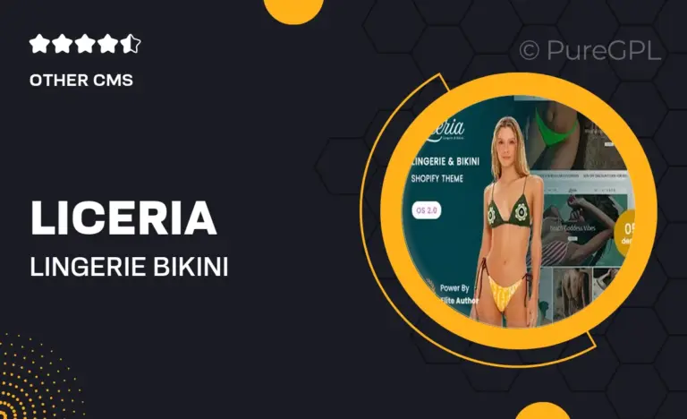 liceria lingerie bikini shopify 2 0 theme