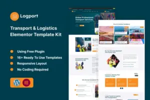 Logport – Transport & Logistics Elementor Template Kit
