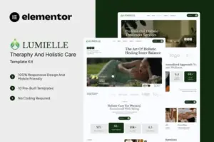 Lumielle – Theraphy and Holistic Care Elementor Template Kit