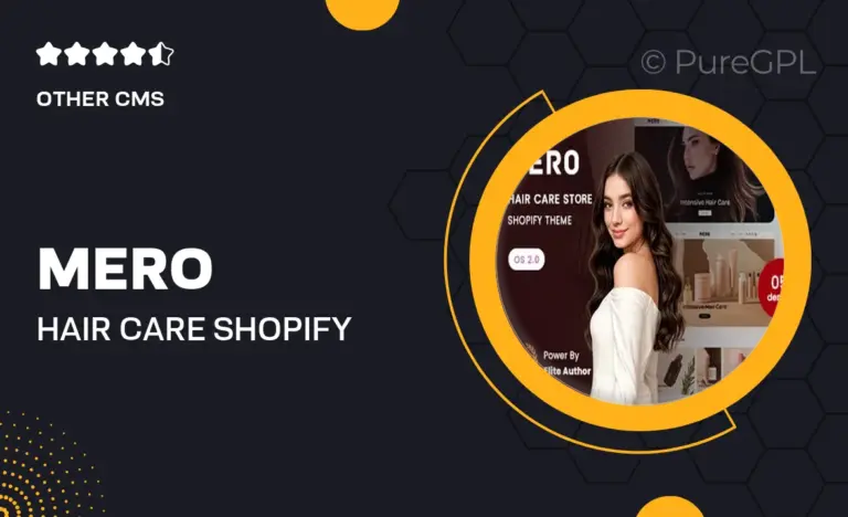 mero hair care shopify 2 0 theme