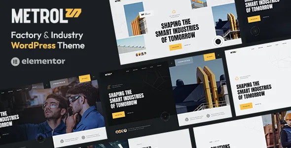 metrol industry wordpress theme 1