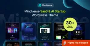 Mindverse – SaaS & AI Startup WordPress Theme
