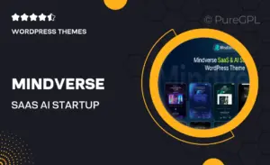 Mindverse – SaaS & AI Startup WordPress Theme