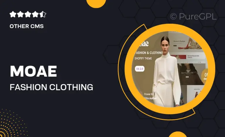 moae fashion clothing shopify 2 0 theme