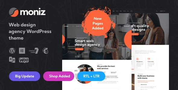 moniz web design agency wordpress theme 1