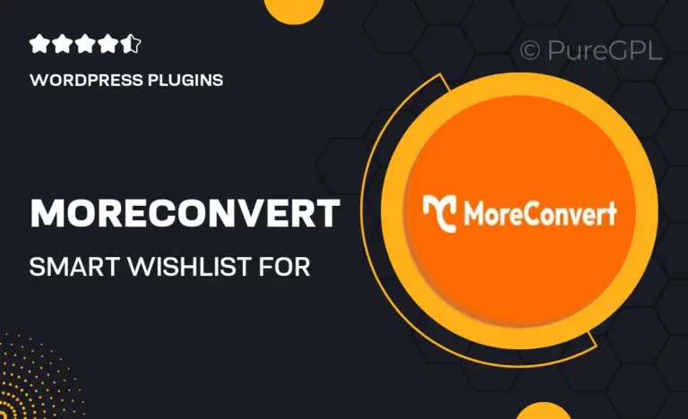 moreconvert smart wishlist for woocommerce